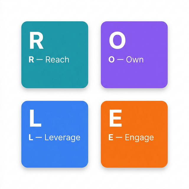 ROLE Matrix Framework for omnipresence content strategy