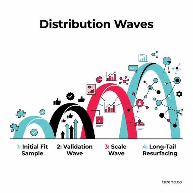 TikTok Distribution Waves Model
