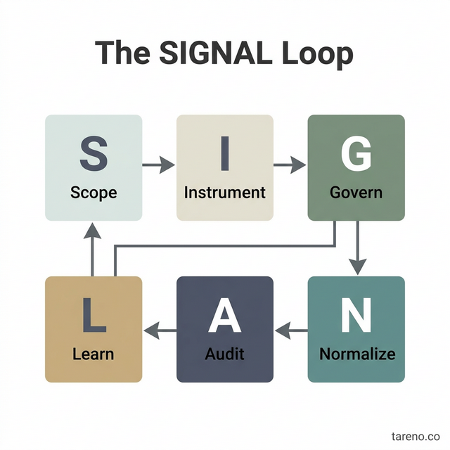 The SIGNAL Loop Framework for Dark-Mode Design Systems